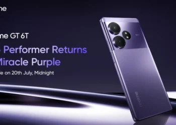 foto: realme gt 6t miracle purple