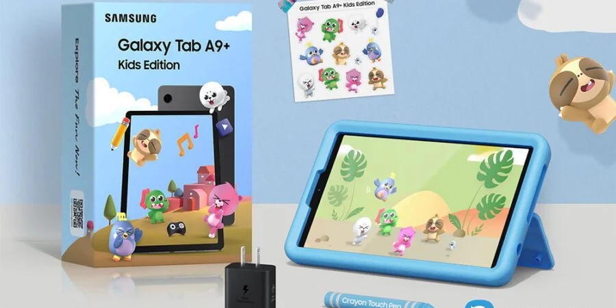 foto: samsung galaxy tab a9+ kids edition