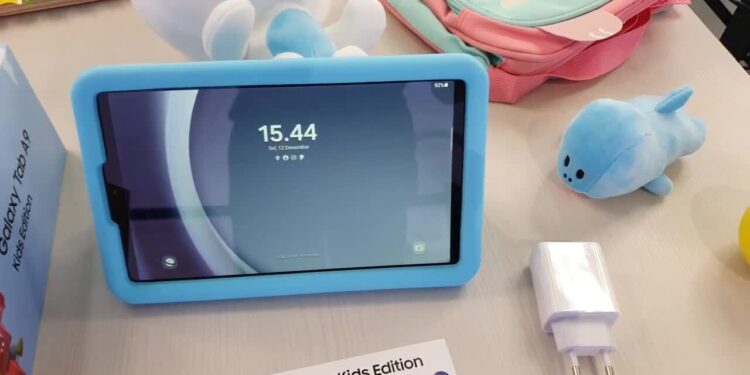 foto: samsung galaxy tab a9+ kids edition