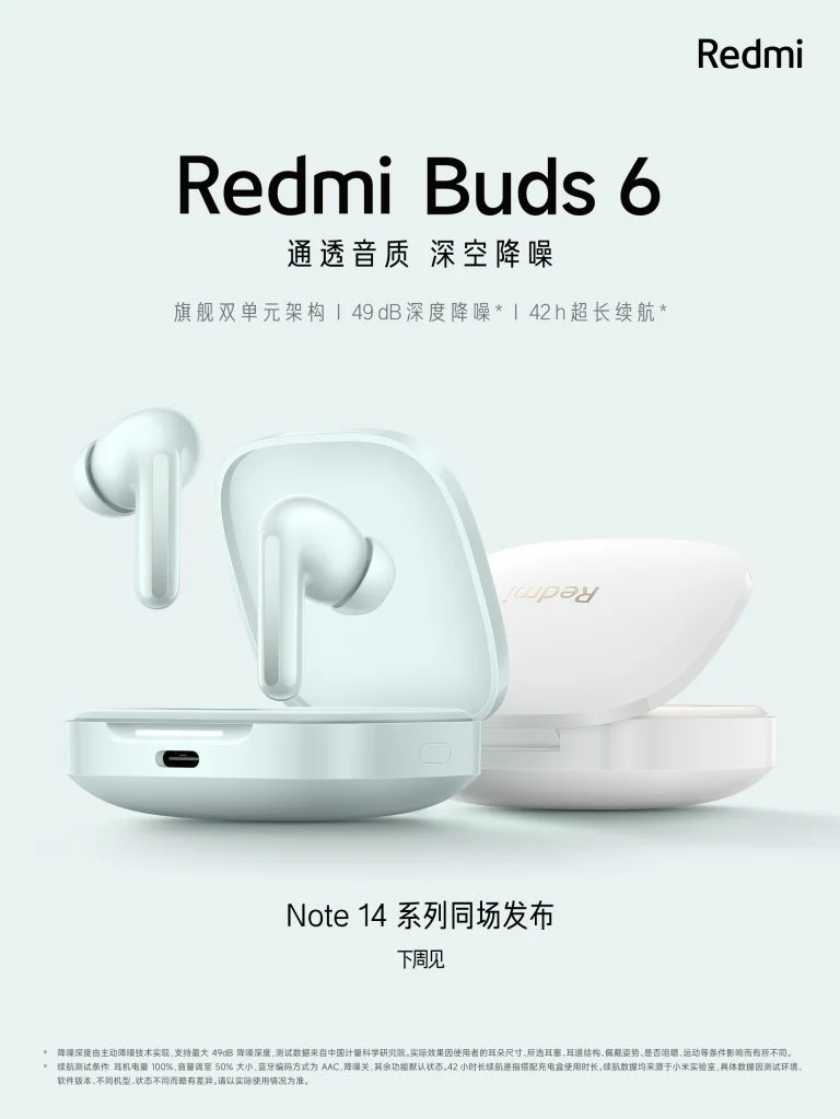 foto: redmi buds 6