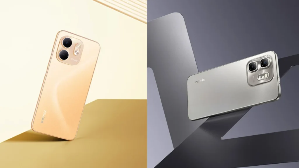 foto: infinix hot 50i dan infinix smart 9