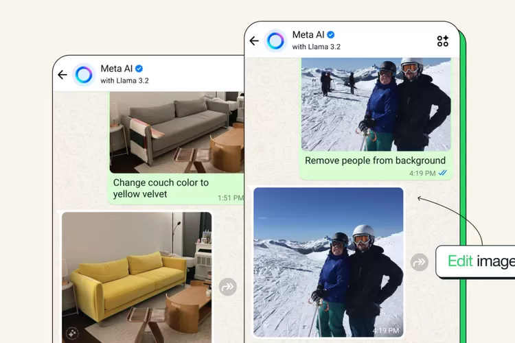 foto: cara mengaktifkan meta ai di whatsapp