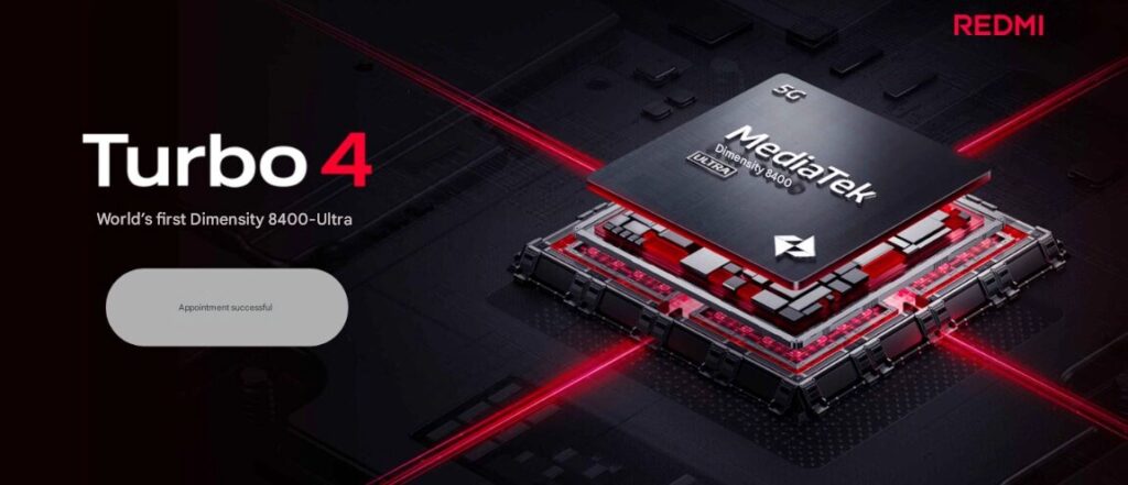 foto: chipset redmi turbo 4