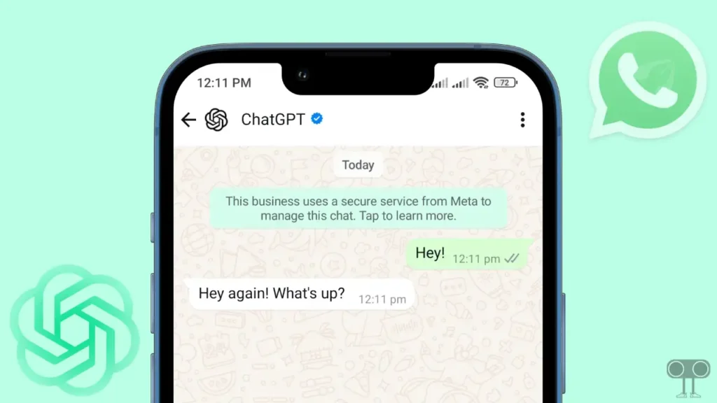 foto: chatgpt pada whatsapp