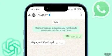 foto: chatgpt pada whatsapp