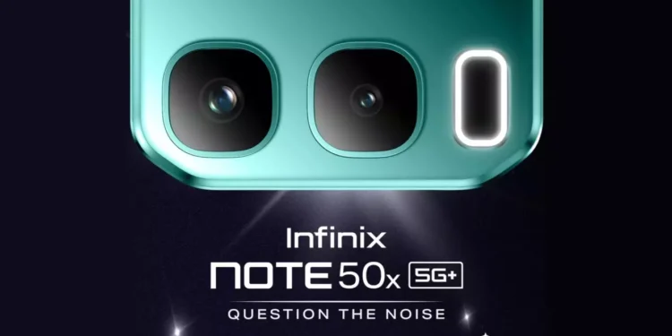 foto: infinix note 50x 5g