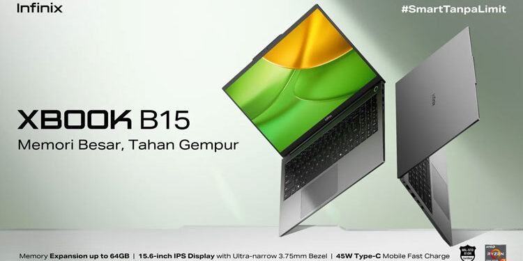 foto: infinix xbook 15
