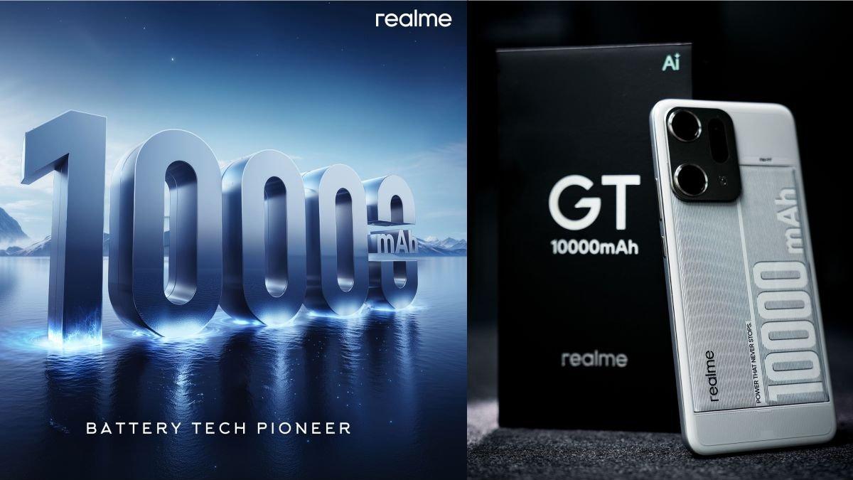 foto: hp realme baterai 10.000 mAh