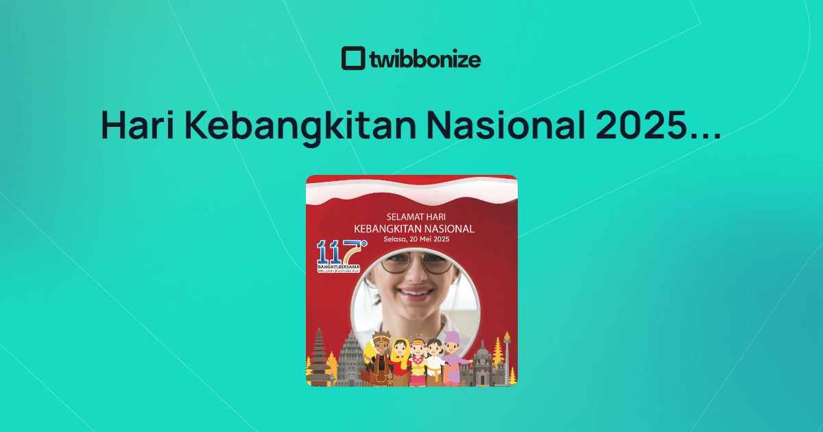 foto: twibbon hari kebangkitan nasional 2025 (twibbonize)