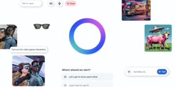 foto: aplikasi meta ai