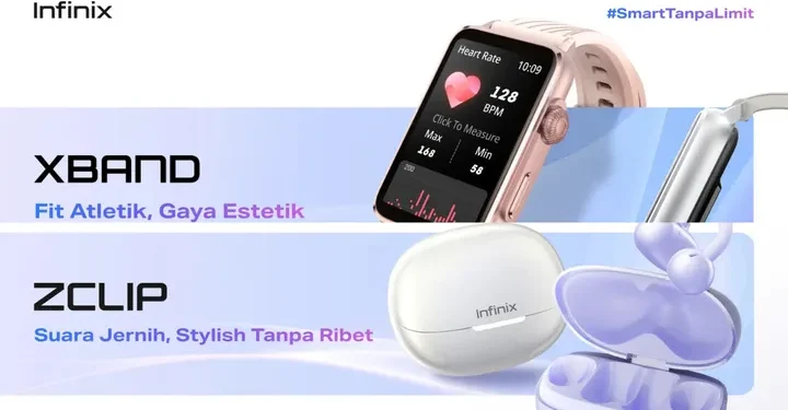 foto: Infinix ZCLIP dan Infinix XBAND