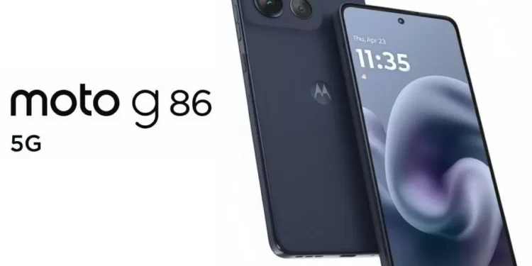 foto: moto g86 5g