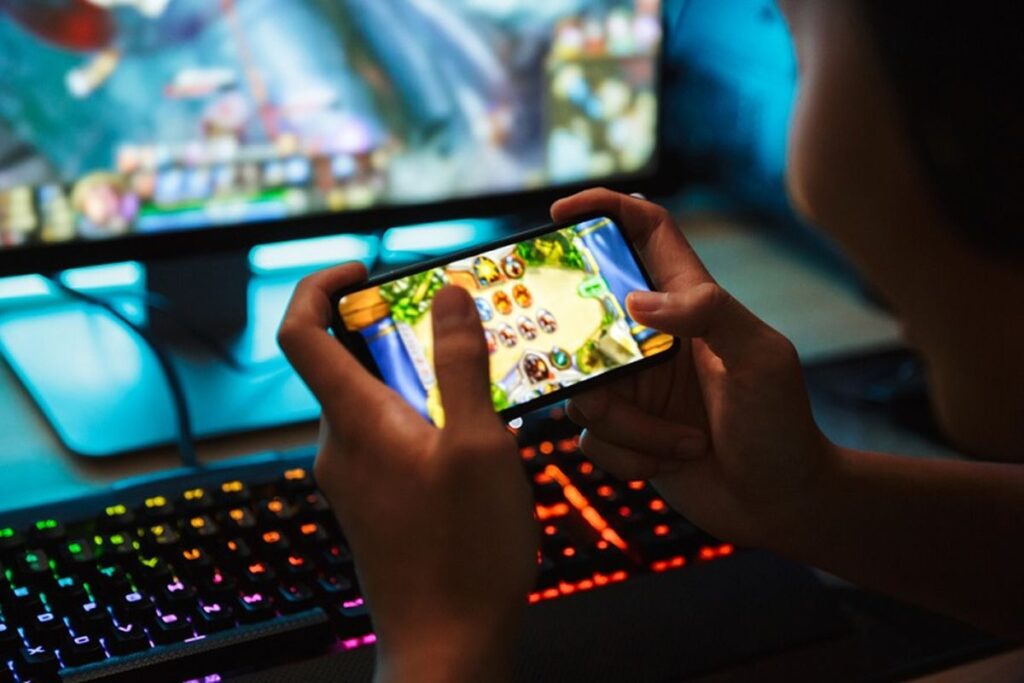 foto Game online (KOMPAS.com)