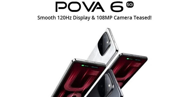 foto: tecno pova 6 5g