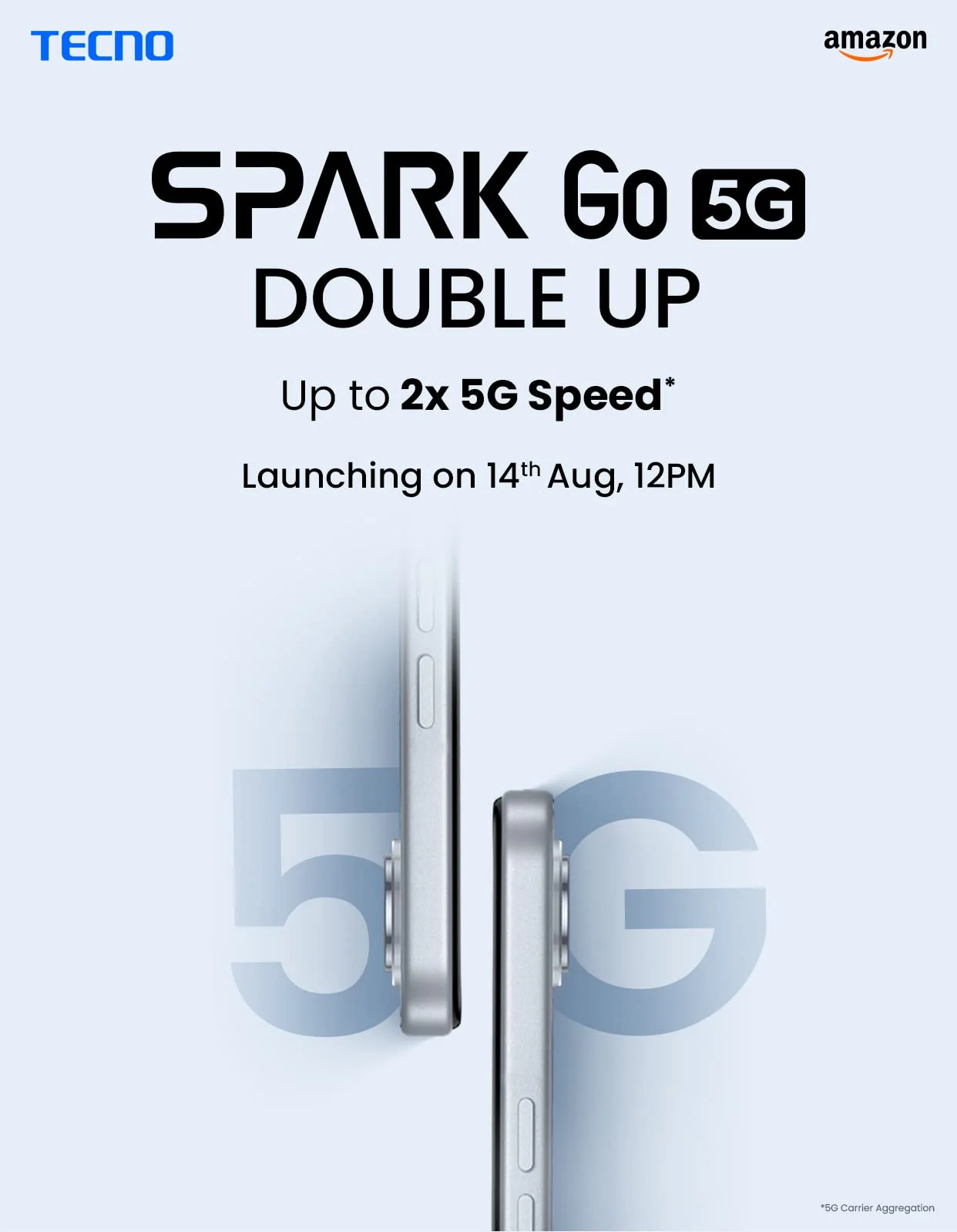 foto: tecno spark go 5g 