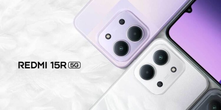 foto: redmi 15r 5g