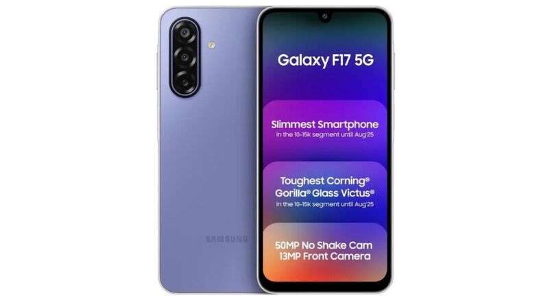 foto: samsung galaxy f17 5g