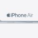 foto: iphone air