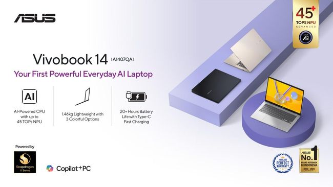 foto: asus vivobook 14 (a1407qa)