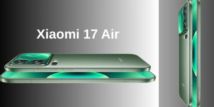 foto: xiaomi 17 air