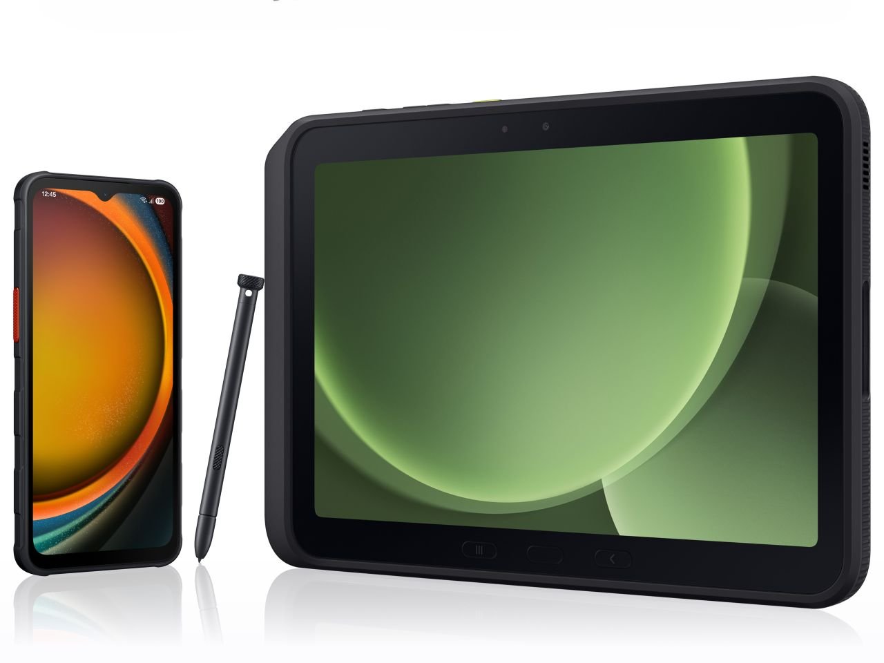 foto: Samsung Galaxy XCover7 Pro dan Galaxy Tab Active5 Pro.