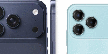 foto: zte blade v80 vita dan iphone 17 pro max