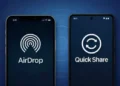 foto: quick share ke airdrop