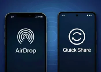 foto: quick share ke airdrop