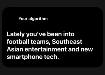 foto: your algorithm instagram