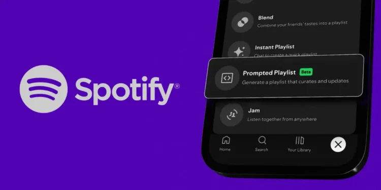 foto: spotify playlist prompted