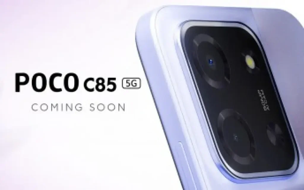 foto: teaser poco c85 5g