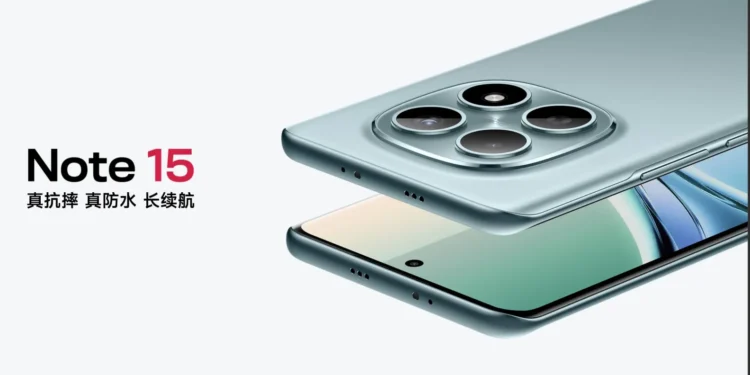 foto: redmi note 15 5g