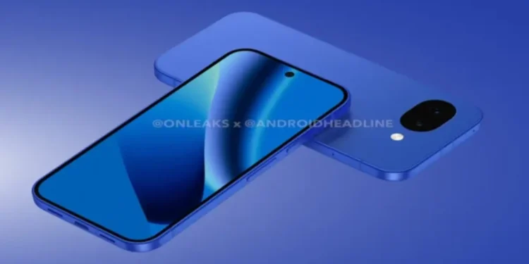 foto: google pixel 10a (onleaks x androidheadline)