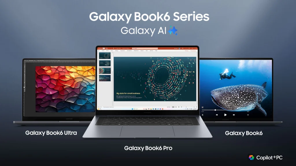 foto: samsung galaxy book6 series