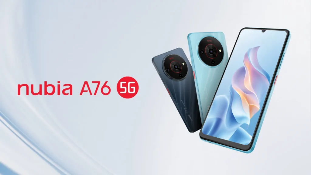 foto: Nubia A76 5G