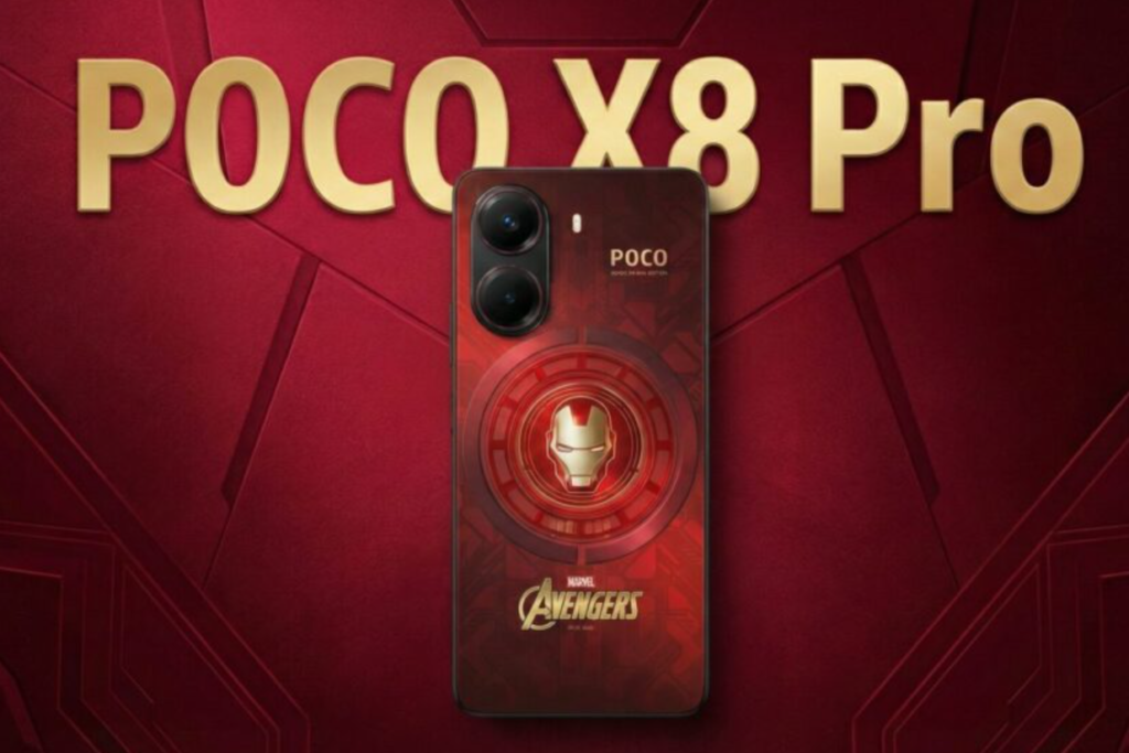 foto: Poco X8 Pro Iron Man Edition