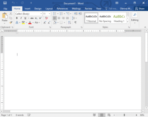 foto: microsoft word