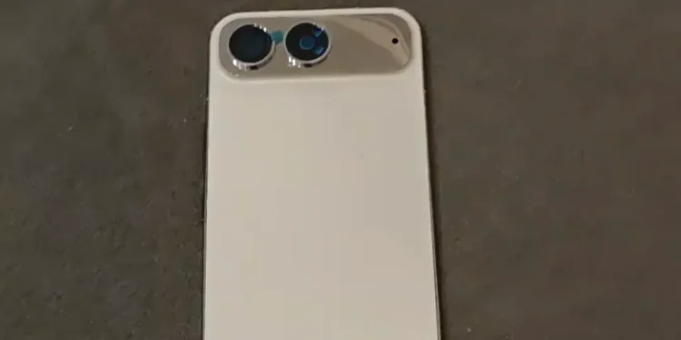 foto: prototipe xiaomi 17 air