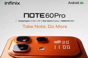 foto: infinix note 60 pro