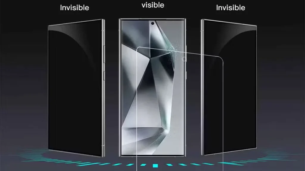 foto: fitur Privacy Display samsung