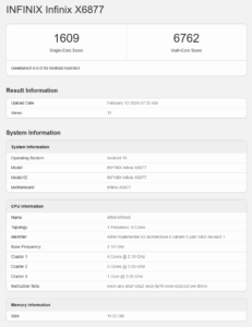 foto: Infinix Note 60 Ultra