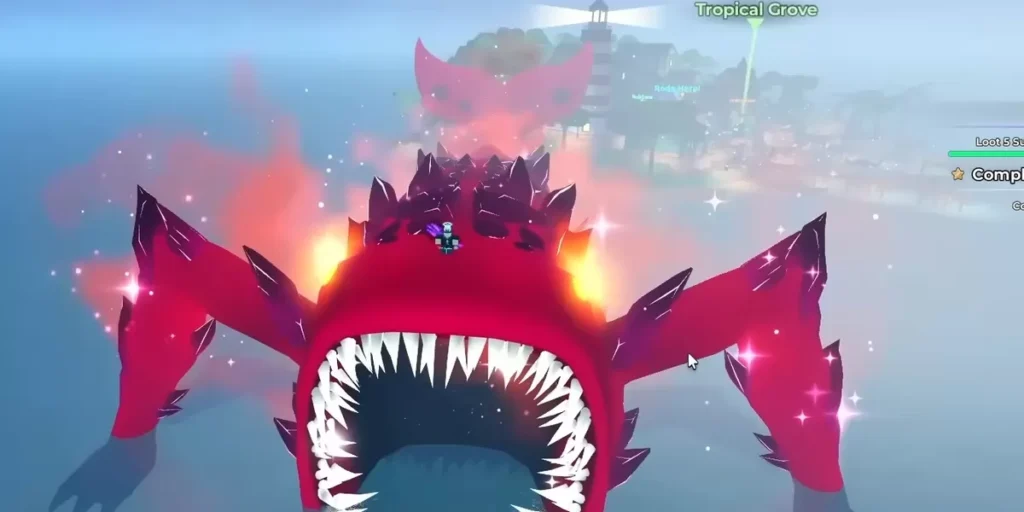 foto: sea eater fish it