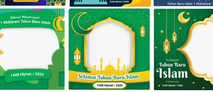 foto: Twibbon Tahun Baru Islam 1448 H