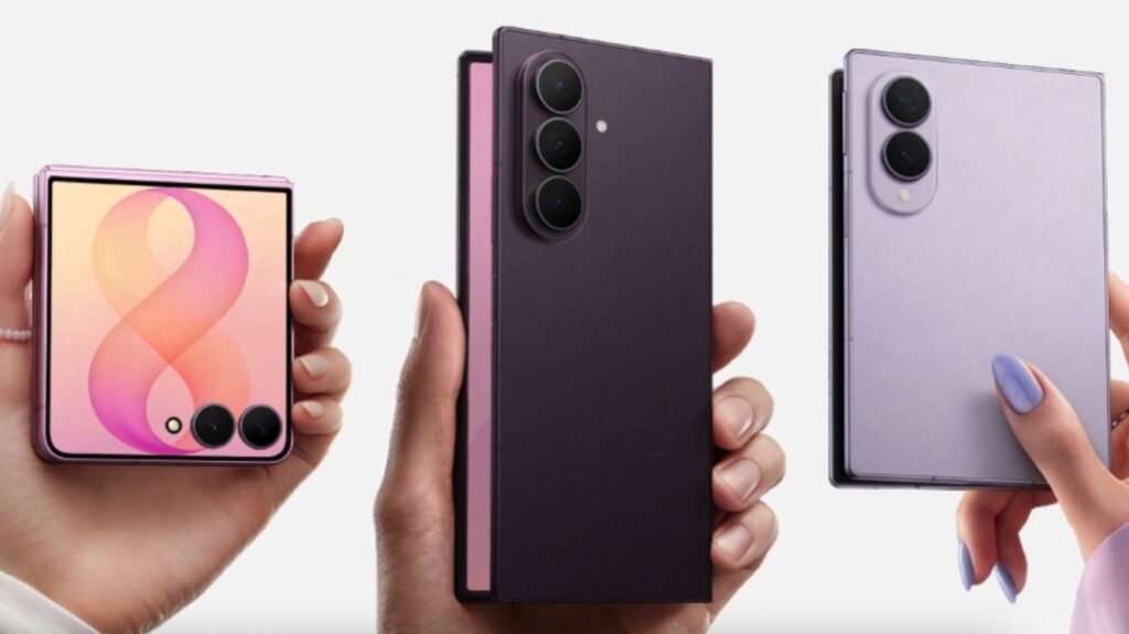 foto: Samsung Galaxy Z Fold 8, Samsung Galaxy Z Fold 8 Ultra, & Samsung Galaxy Z Flip 8