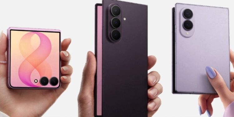 foto: Samsung Galaxy Z Fold 8, Samsung Galaxy Z Fold 8 Ultra, & Samsung Galaxy Z Flip 8