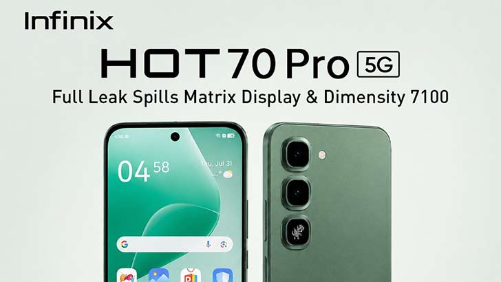 foto: Infinix Hot 70 Pro