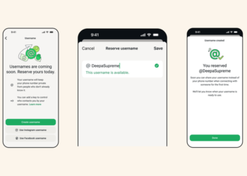 foto: fitur whatsapp username