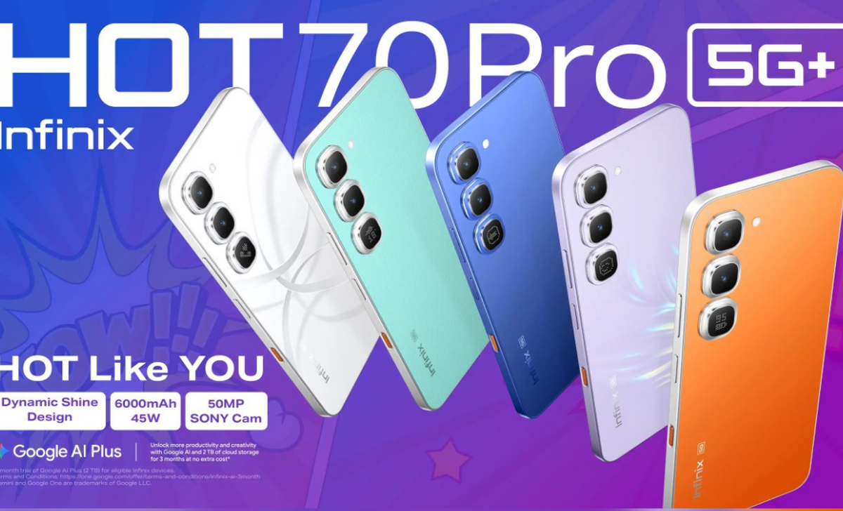 foto: Infinix Hot 70 Pro