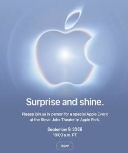 foto: Apple Event 2026