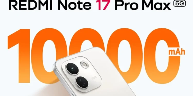 foto: Redmi Note 17 Pro Max 5G